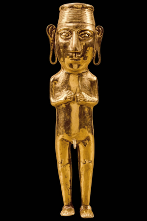 Figurine du 15e-16e siècle représentant un noble Inca